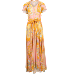 Feya Long Dress - Pink