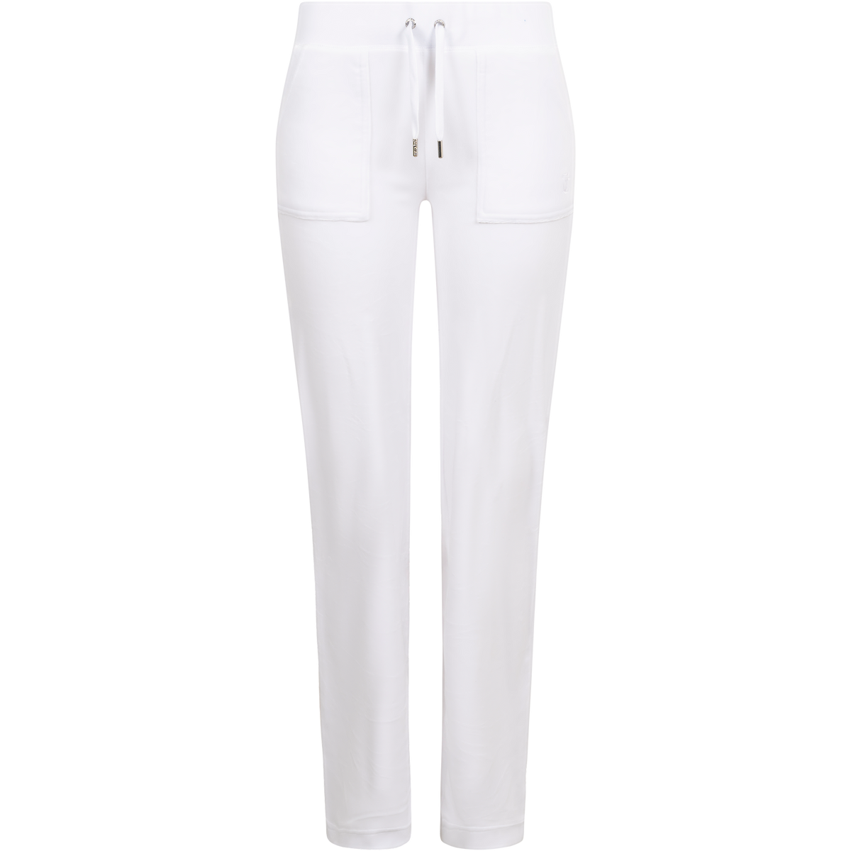 Del Ray Classic Velour Pant Pocket - White