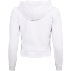 Robertson Classic Velour Zip Hoodie - White