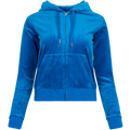 Robertson Classic Velour Zip Hoodie - Skydiver