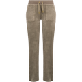 Del Ray Classic Velour Pant Pocket Gold Hw - Vetiver
