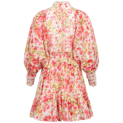 Cotton Slub Mini Dress - Daisy Garden