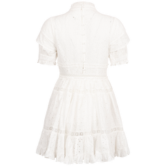 Iro Mini Lace Dress - White