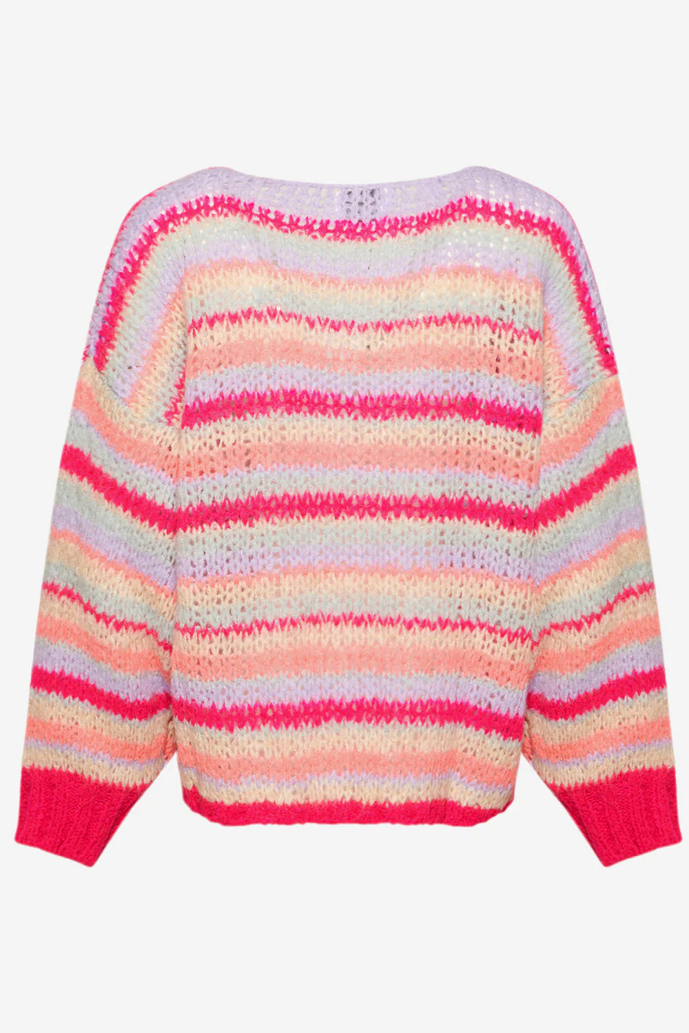 Pool Knit Cardigan - Pink Mix