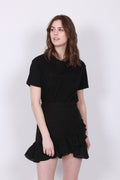 Liv Organic Logo Tee - Black - Moss Copenhagen - T-skjorter & Topper - VILLOID.no
