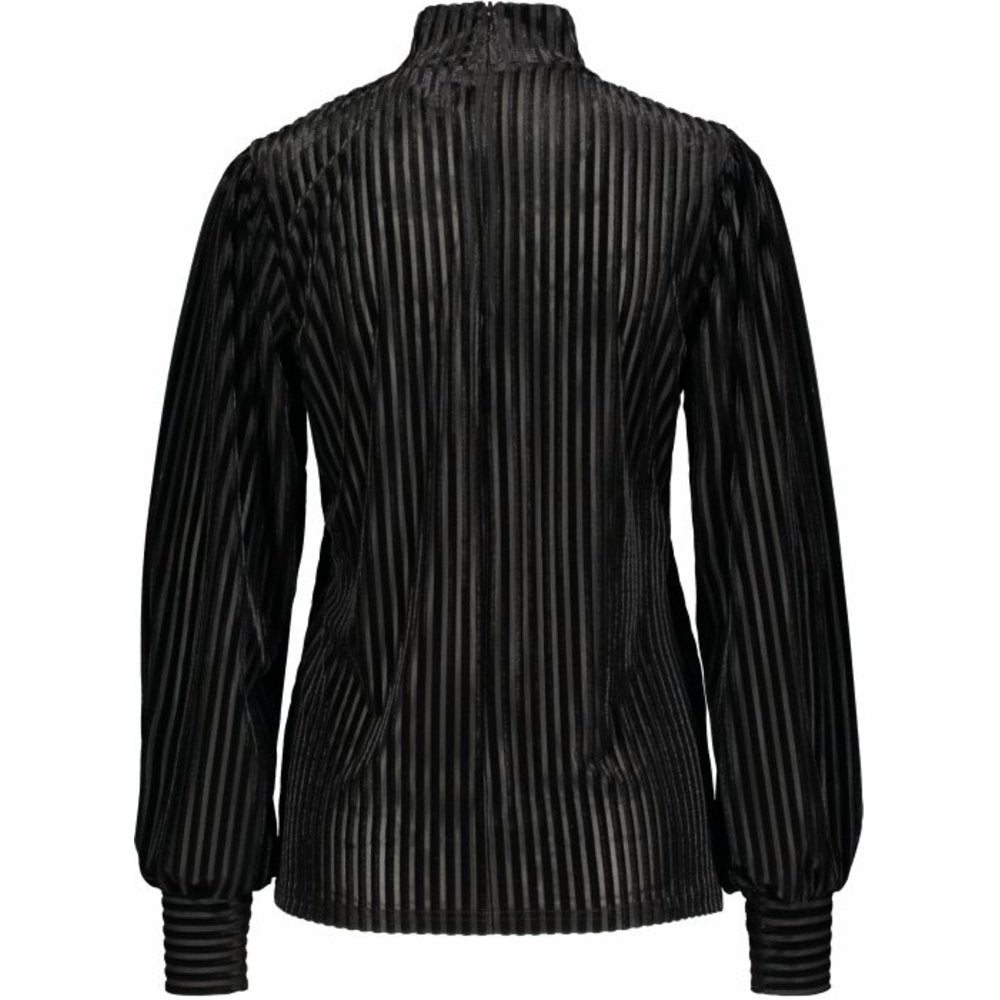 Basic Stripe Top - Black - MAUD - T-skjorter & Topper - VILLOID.no