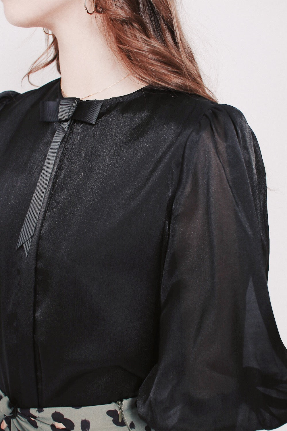 Coco blouse - Black - Line of Oslo - Bluser & Skjorter - VILLOID.no