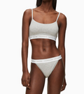 CK One Unlined Bralette - Grey Heather - Calvin Klein - Undertøy - VILLOID.no