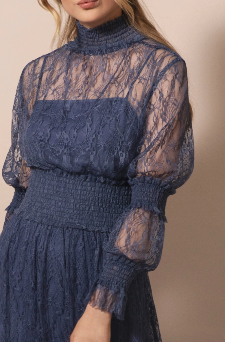 Silvie Dress - Indigo Blue - By Malina - Kjoler - VILLOID.no
