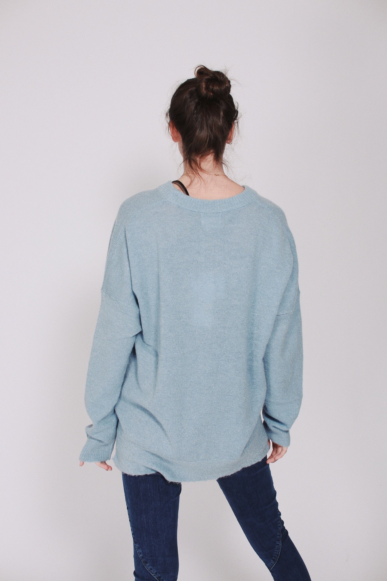 Simone Sweater - Light Blue - Line of Oslo - Gensere - VILLOID.no