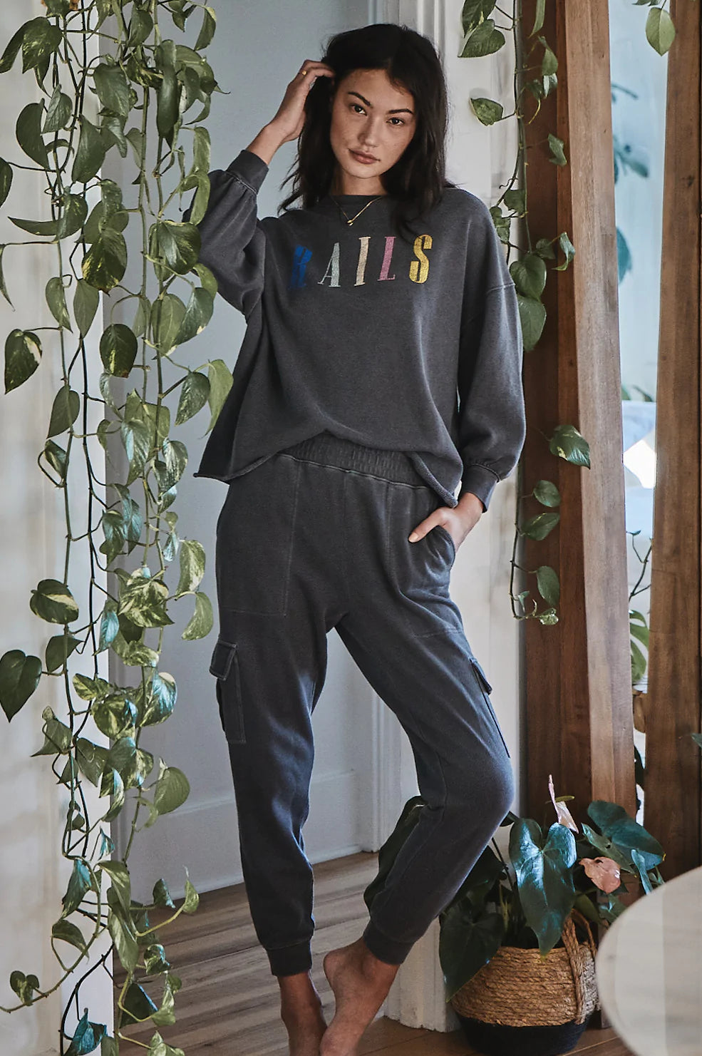 Rails new arrivals signature sweatshirt