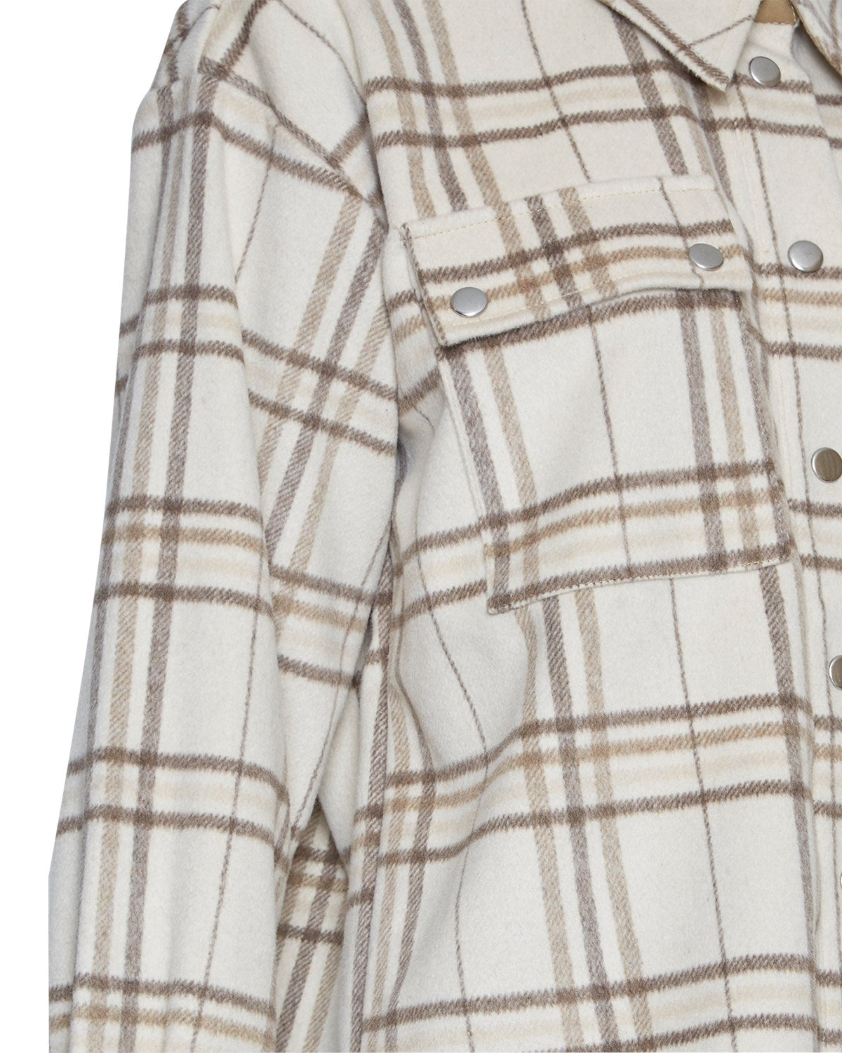 Reeta Overshirt AOP - Cub Check - Moss Copenhagen - Bluser & Skjorter - VILLOID.no