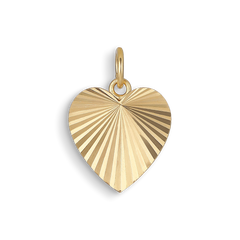 Reflection Heart Pendant - Gold