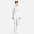 W Logo Sweat Hood FT - White