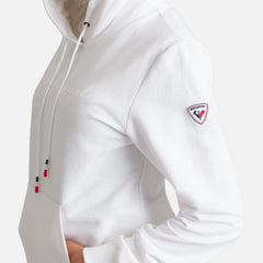 W Logo Sweat Hood FT - White
