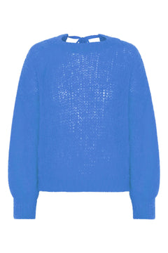 Toga Back Tie Pullover - Sky Blue