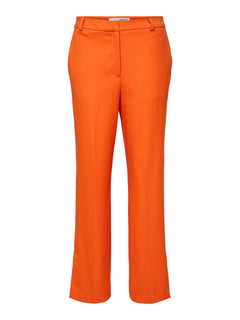 Myla-Mynella HW Straight Pant - Orangeade