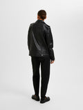 Madison Leather Jacket - Black