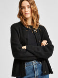 Lulu LS Knit Short Cardigan - Black