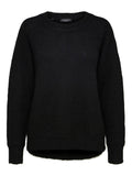 Lulu LS Knit O-Neck - Black