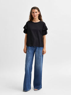 Rylie SS Florence Tee M - Black