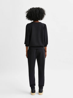 Tenny 3/4 Sweat Top - Black