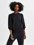 Tenny 3/4 Sweat Top - Black