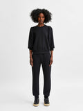 Tenny 3/4 Sweat Top - Black