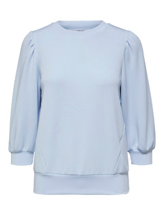Tenny 3/4 Sweat Top - Cashmere Blue