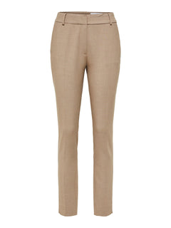 Rita Mw Slim Pant - Camel Melange