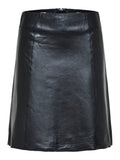 New Ibi Mw Leather Skirt - Black