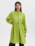 Mika Ls Short Dress - Dark Citron
