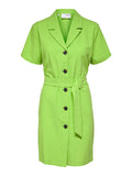 Malvina-Ida SS Short Dress - Greenery
