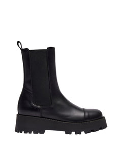 Cora Toe Cap Boot - Black
