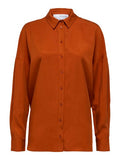 Sanni Ls Shirt - Cinnamon Stick