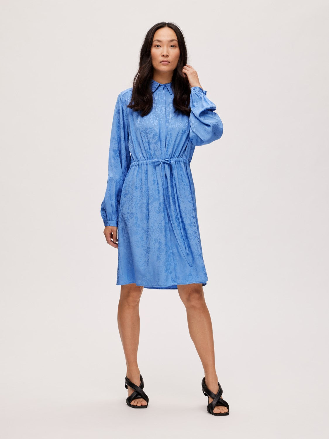 Blue Ls Short Shirt Dress - Ultramarine – VILLOID