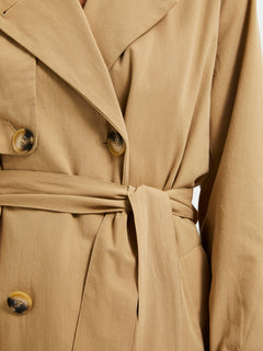 Sia Trench Coat - Cornstalk