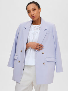 Violette 3/4 Broderi Top - Bright White