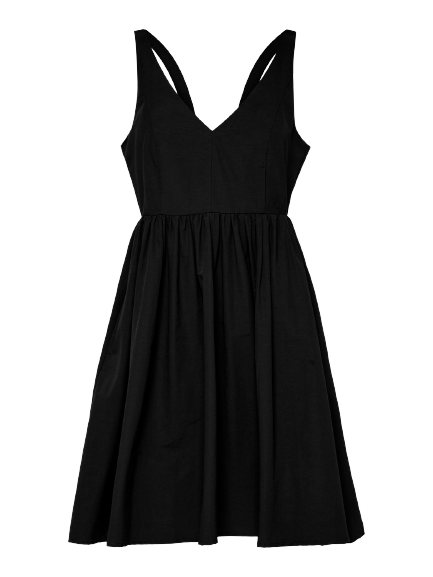 Felia SL Short Dress - Black