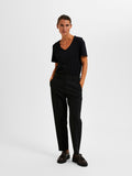 Rita-Ria Mw Cropped Pant - Black