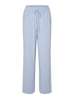 Viva-Gulia HW Long Linen Pant - Blue Heron
