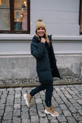 Mellow Vattert Parkas - Blekkblå - Twentyfour - Jakker - VILLOID.no
