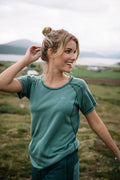 Flåm Lightwool SS - Sjøgrønn