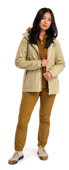 Finse 2.0 2-Lags Jakke - Khaki