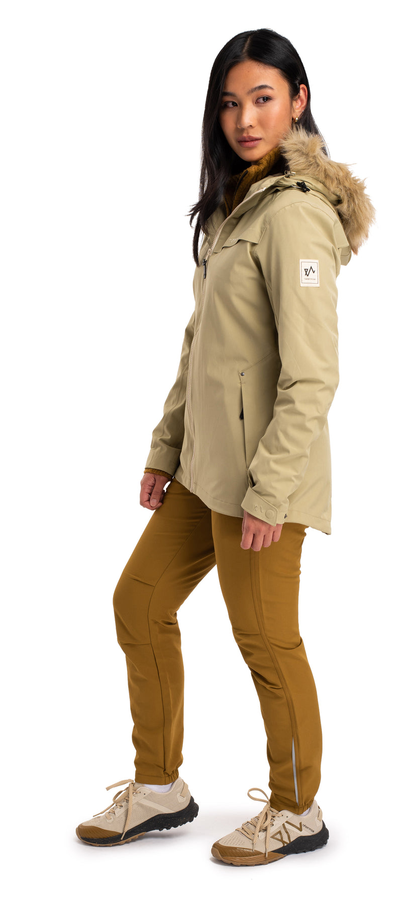 Finse 2.0 2-Lags Jakke - Khaki