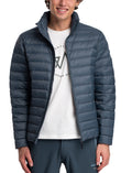 Finse Dunjakke - Mørk Denim - Men