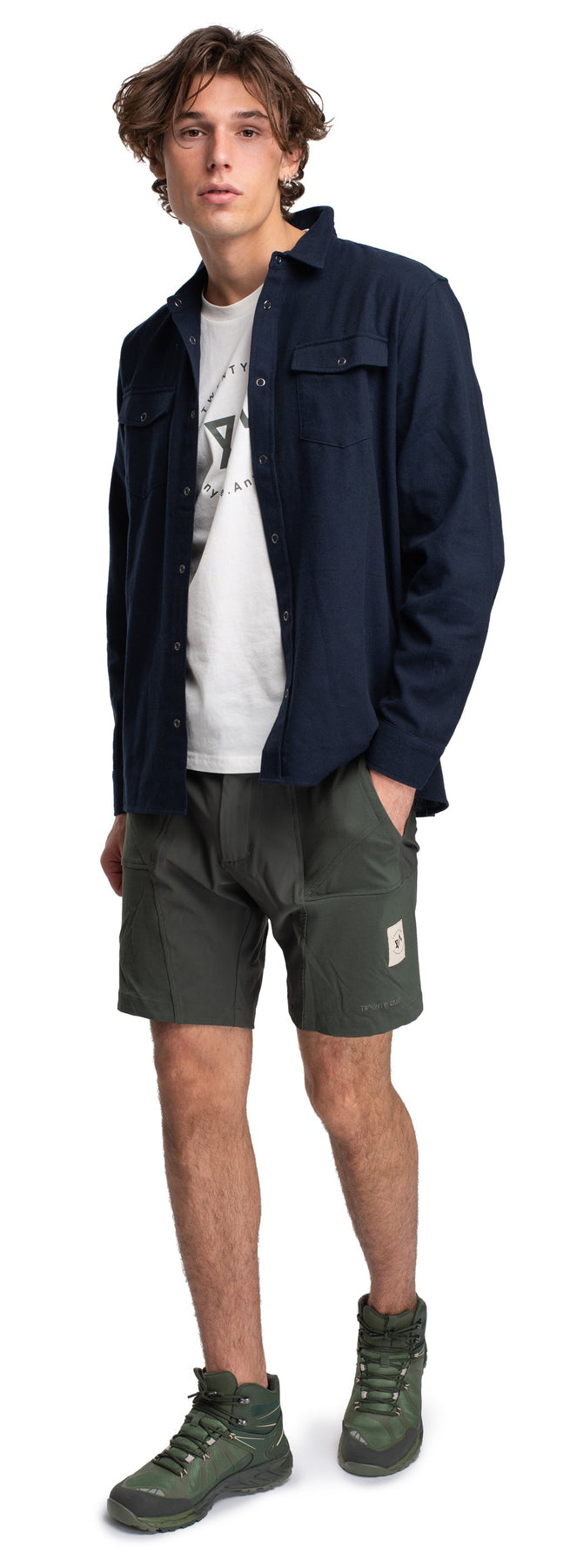 1222 Hike Skjorte - Mørk Denim