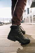 Mellow Lily Leather Boot - Skyggesort
