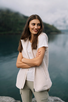 Mellow Pile Vest - Bomull