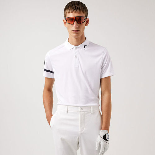 Heath Regular Fit Golf Polo - White